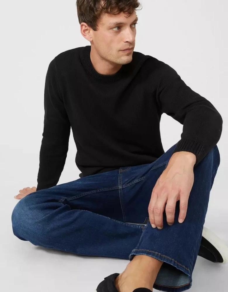 Mens Premium Cotton Crew Neck Jumper