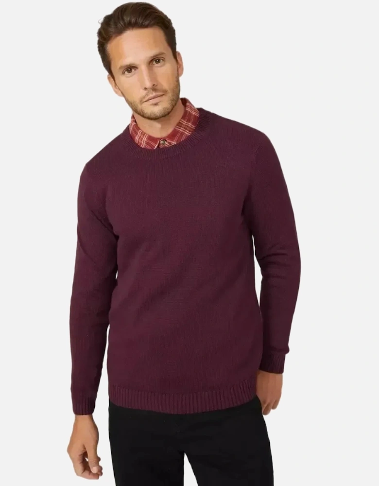 Mens Premium Cotton Crew Neck Jumper