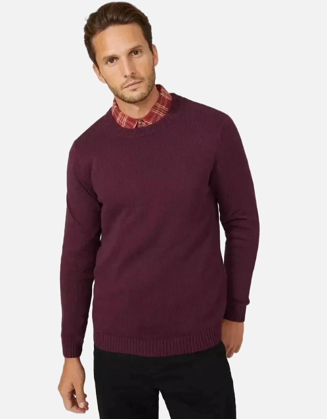 Mens Premium Cotton Crew Neck Jumper, 6 of 5
