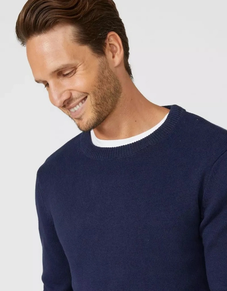 Mens Premium Cotton Crew Neck Jumper