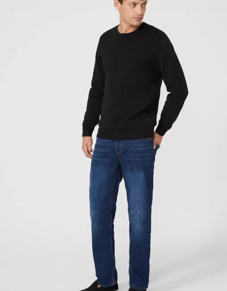 Mens Premium Cotton Crew Neck Jumper