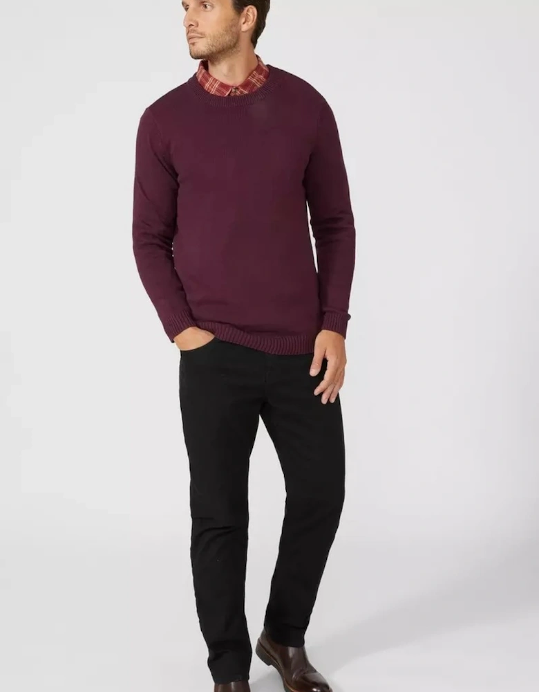 Mens Premium Cotton Crew Neck Jumper