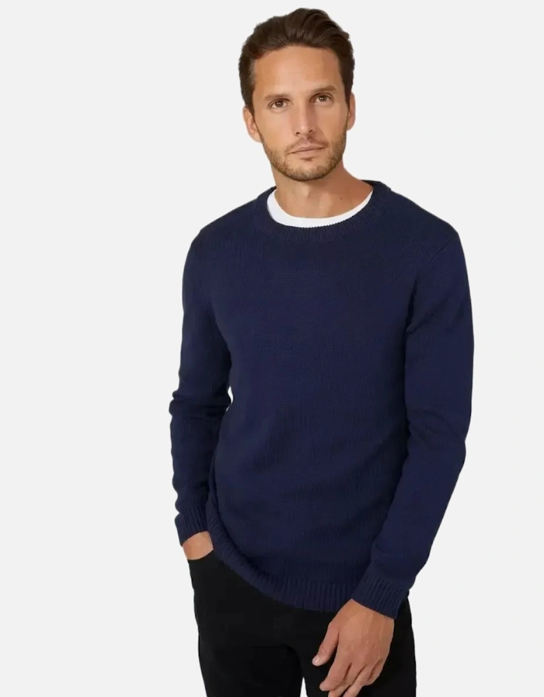 Mens Premium Cotton Crew Neck Jumper