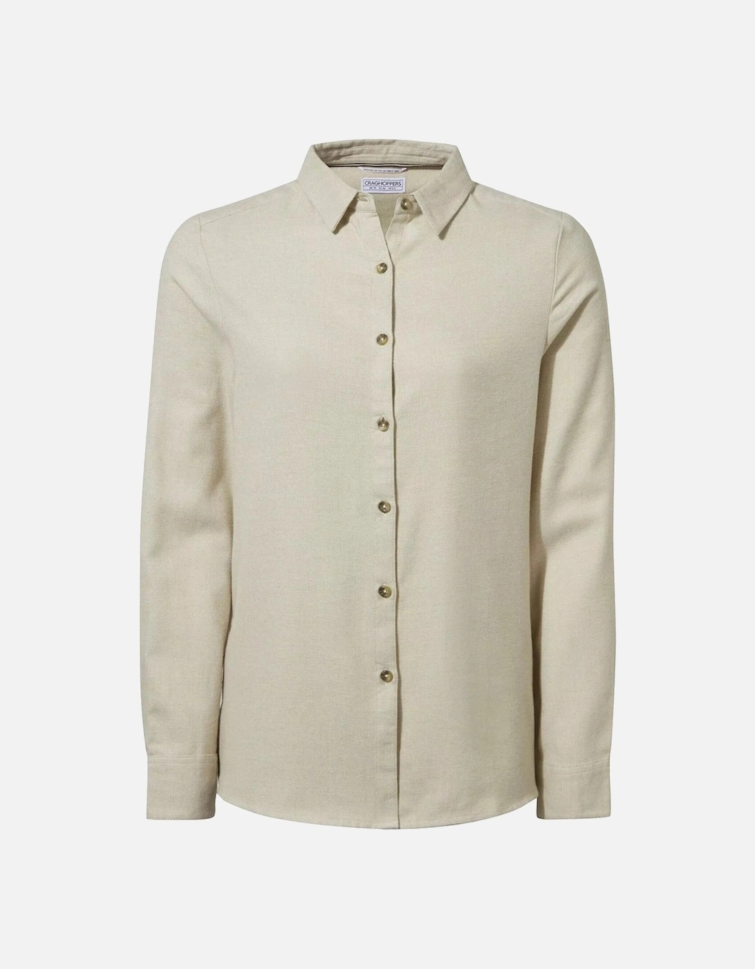 Womens/Ladies Dornoch Marl Long-Sleeved Shirt, 6 of 5