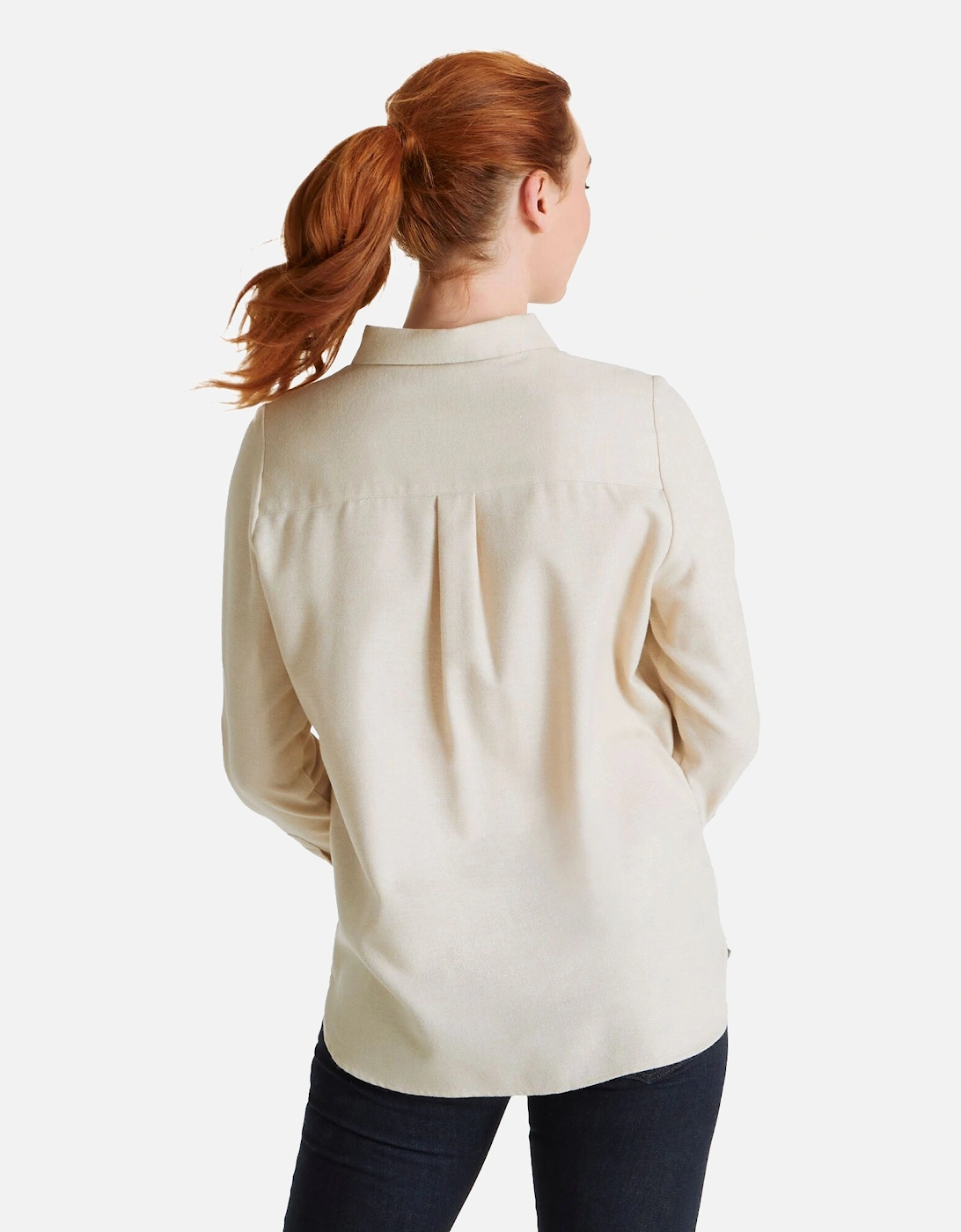 Womens/Ladies Dornoch Marl Long-Sleeved Shirt