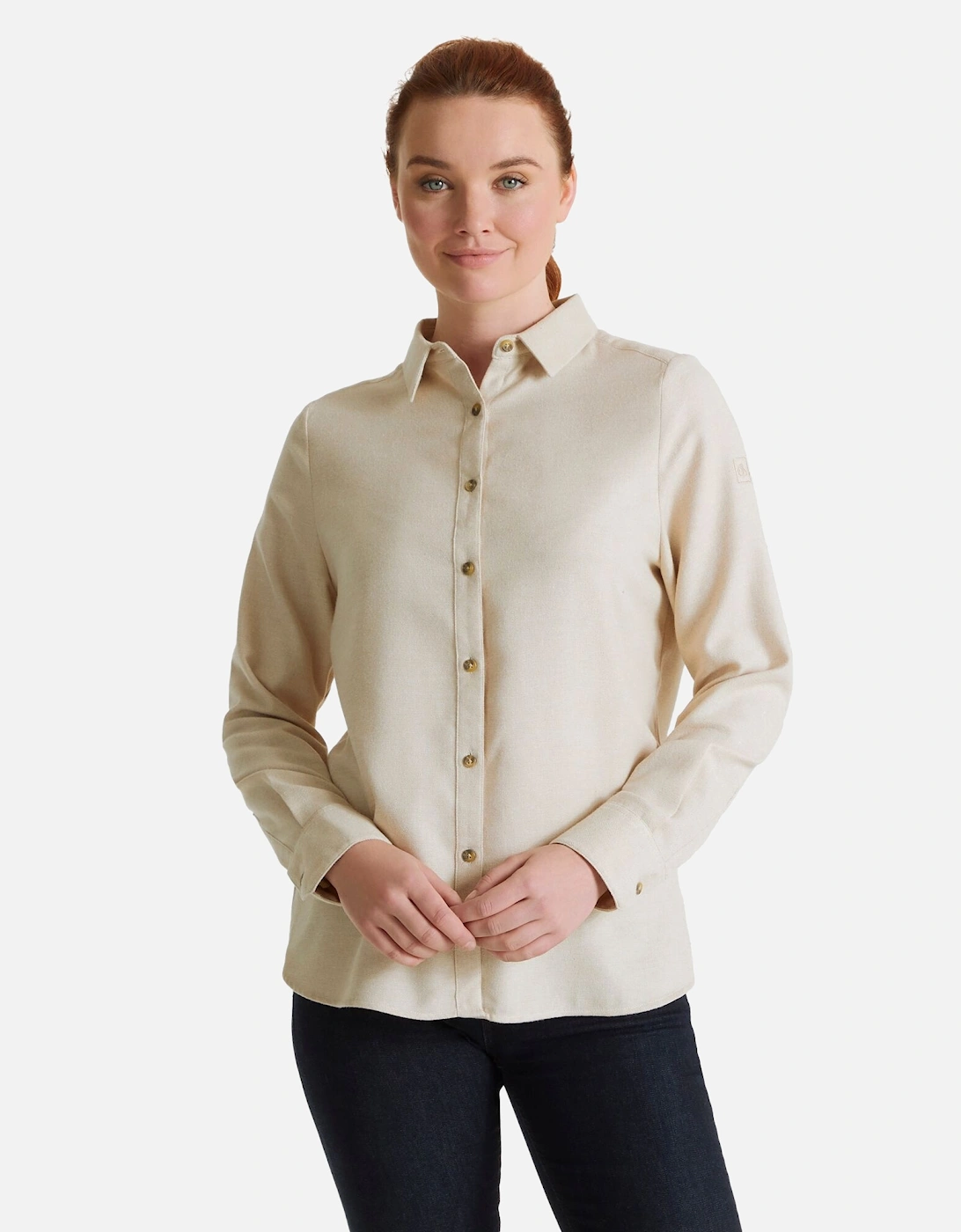 Womens/Ladies Dornoch Marl Long-Sleeved Shirt