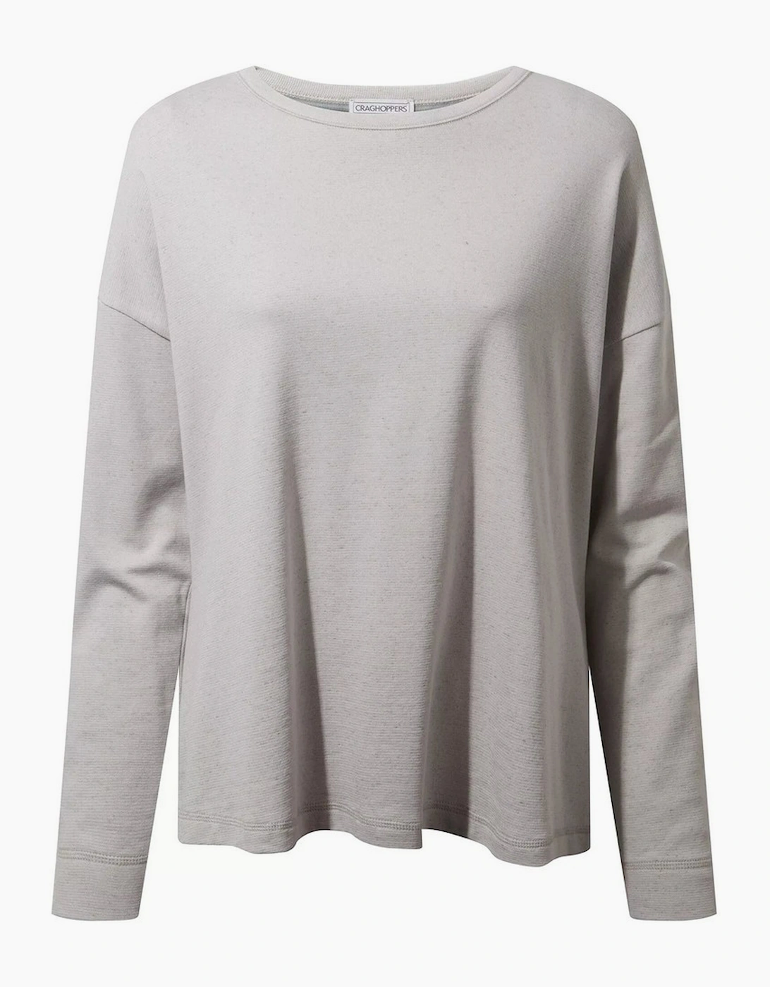 Women's Craghoppers Womens/Ladies Forres Long-Sleeved T-Shirt - Grey - Size: 16
