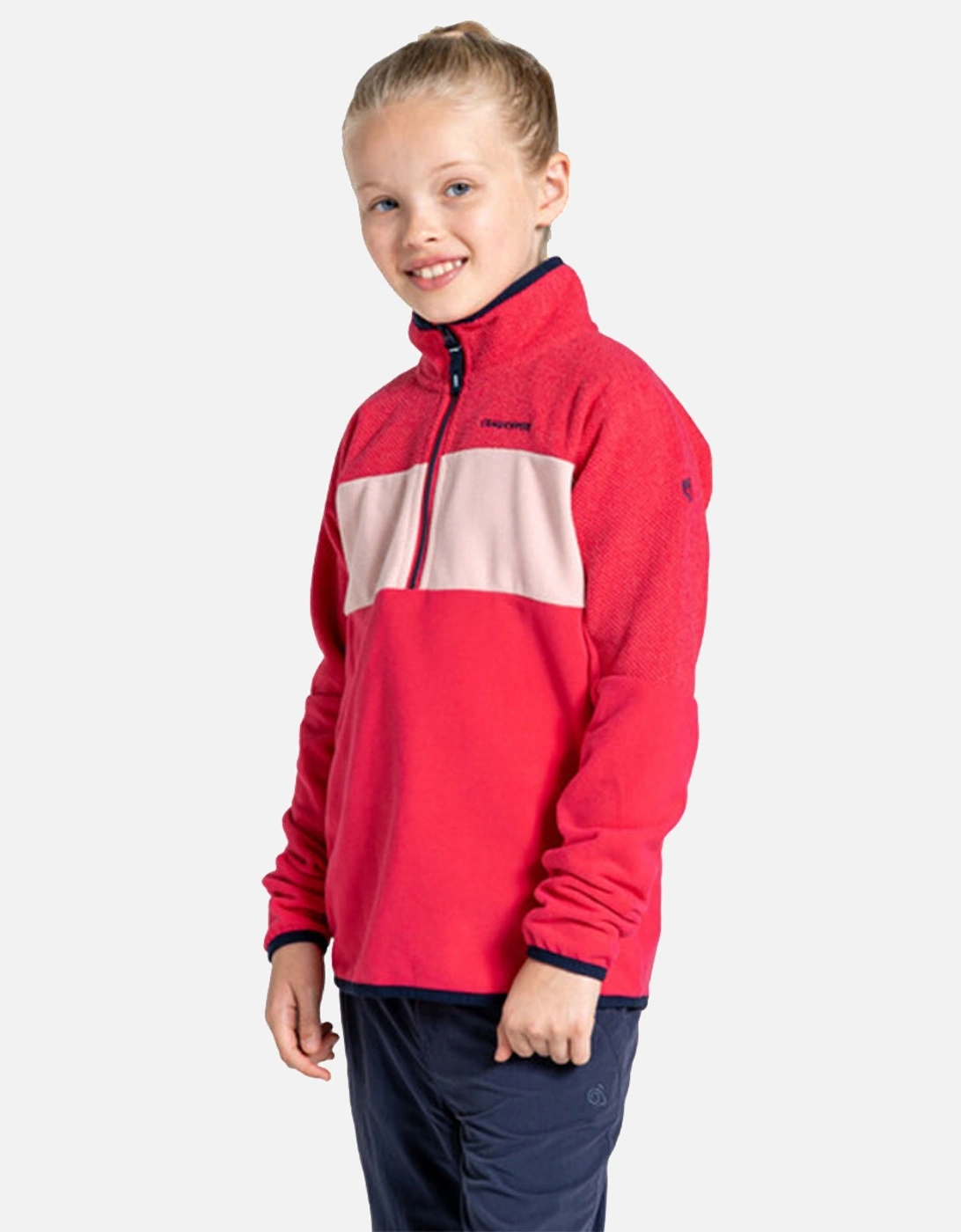 Childrens/Kids Linden Half Zip Fleece Top