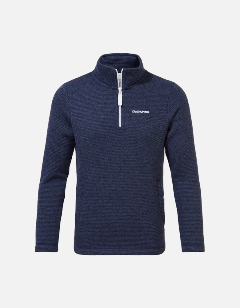 Childrens/Kids Shiloh Marl Half Zip Fleece Top
