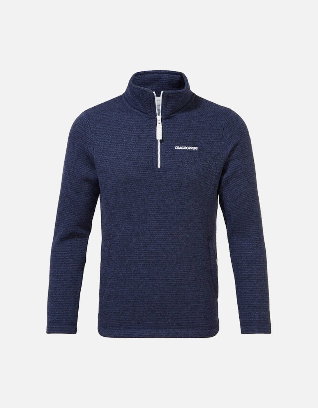 Childrens/Kids Shiloh Marl Half Zip Fleece Top, 5 of 4