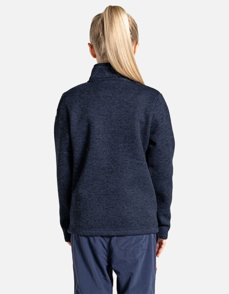 Childrens/Kids Shiloh Marl Half Zip Fleece Top