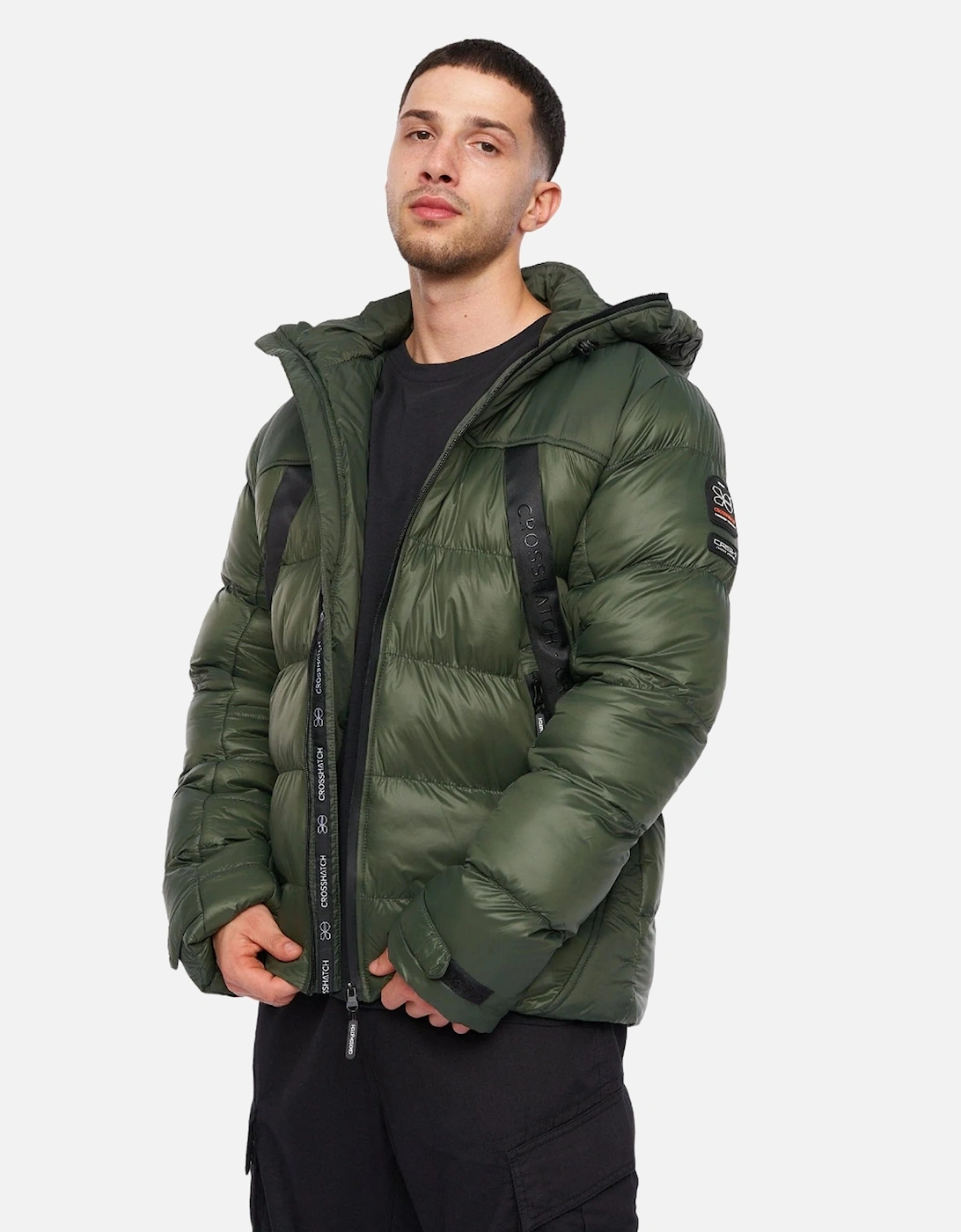 Mens Craystore Hooded Puffer Jacket, 5 of 4