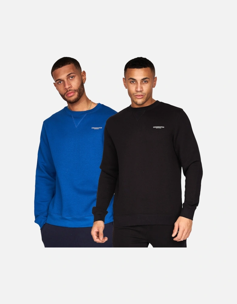 Mens Traymax Crew Neck Sweatshirt (Pack of 2)