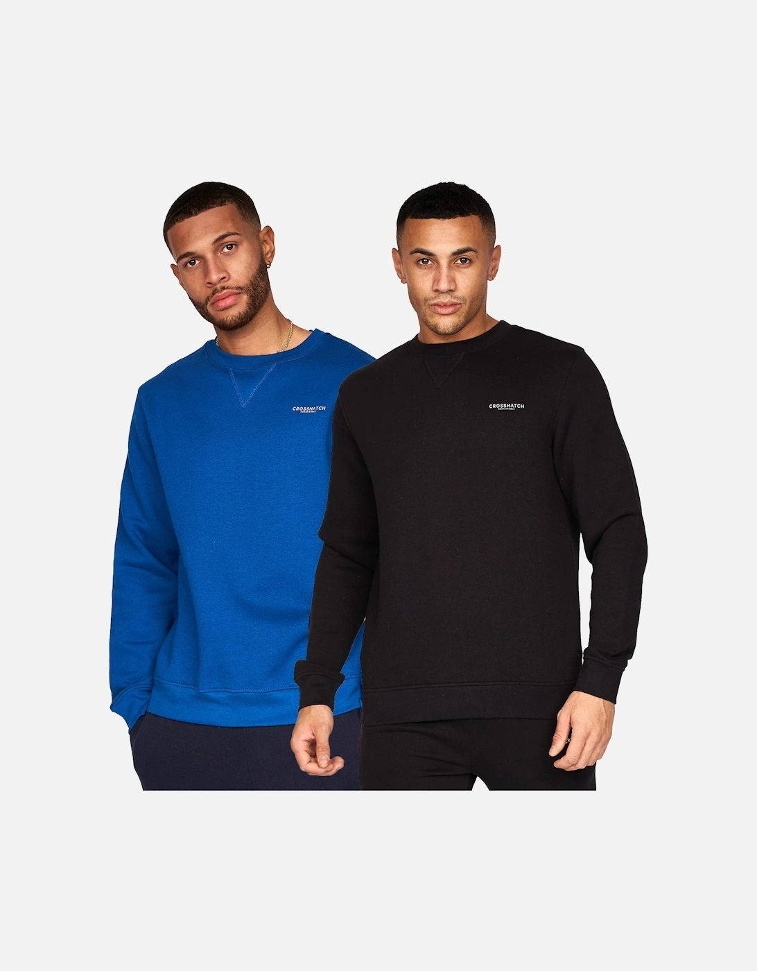 Mens Traymax Crew Neck Sweatshirt (Pack of 2), 6 of 5