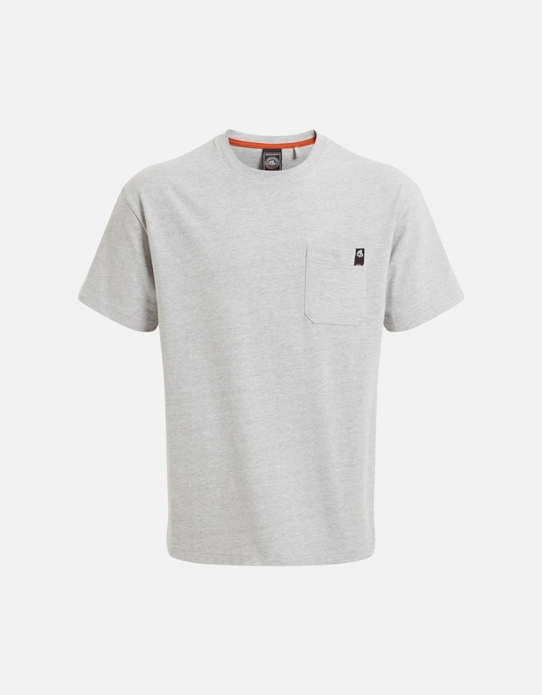 Mens Wakefield Workwear Marl Pocket T-Shirt