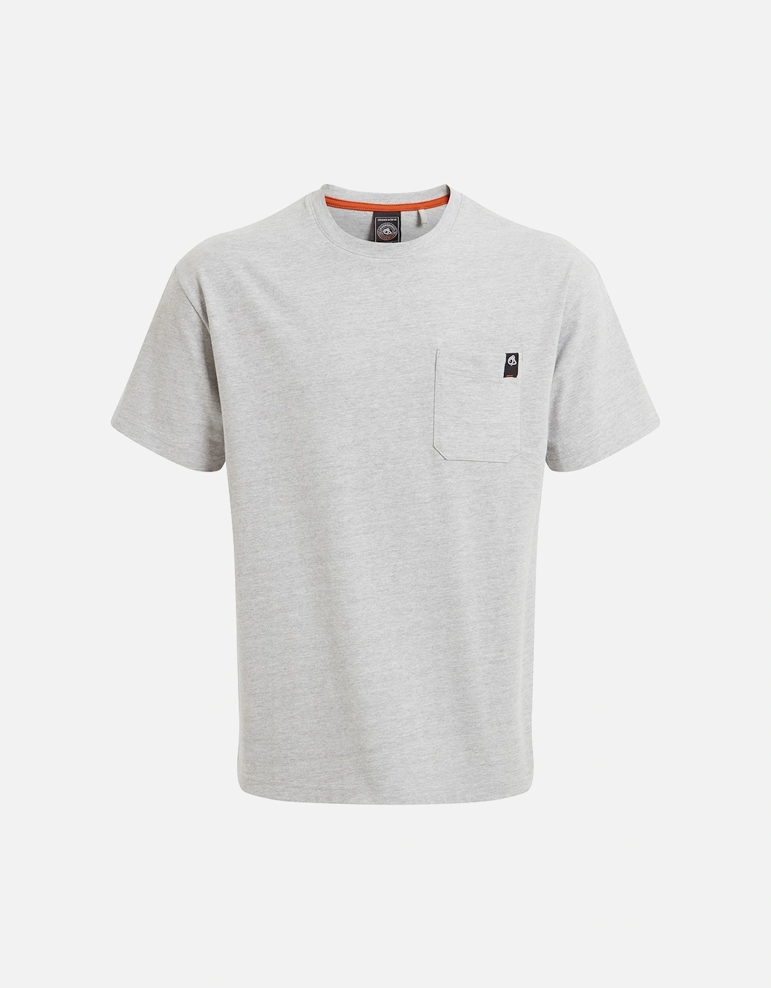 Mens Wakefield Workwear Marl Pocket T-Shirt, 5 of 4