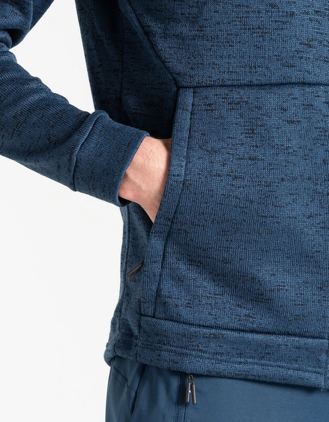 Mens Shielding Fleece Hooded Jacket