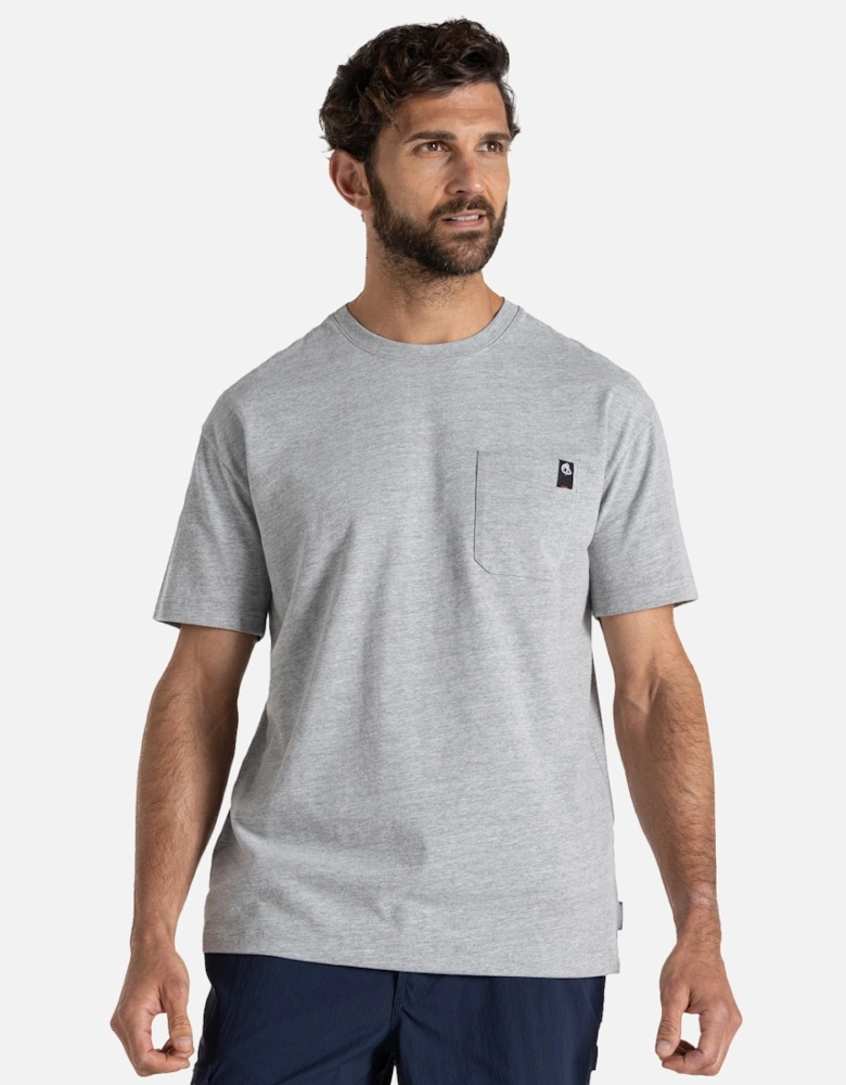 Mens Wakefield Workwear Marl Pocket T-Shirt