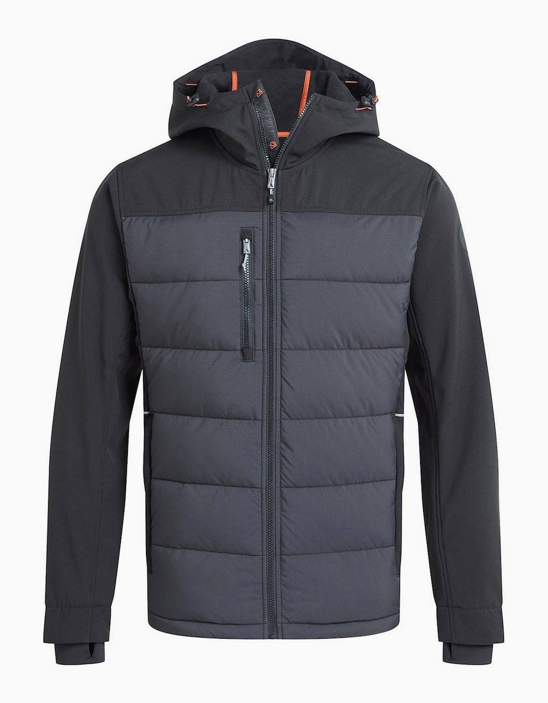 Men's Craghoppers Mens Castleford Hybrid Jacket - Black - Size: Regular/36