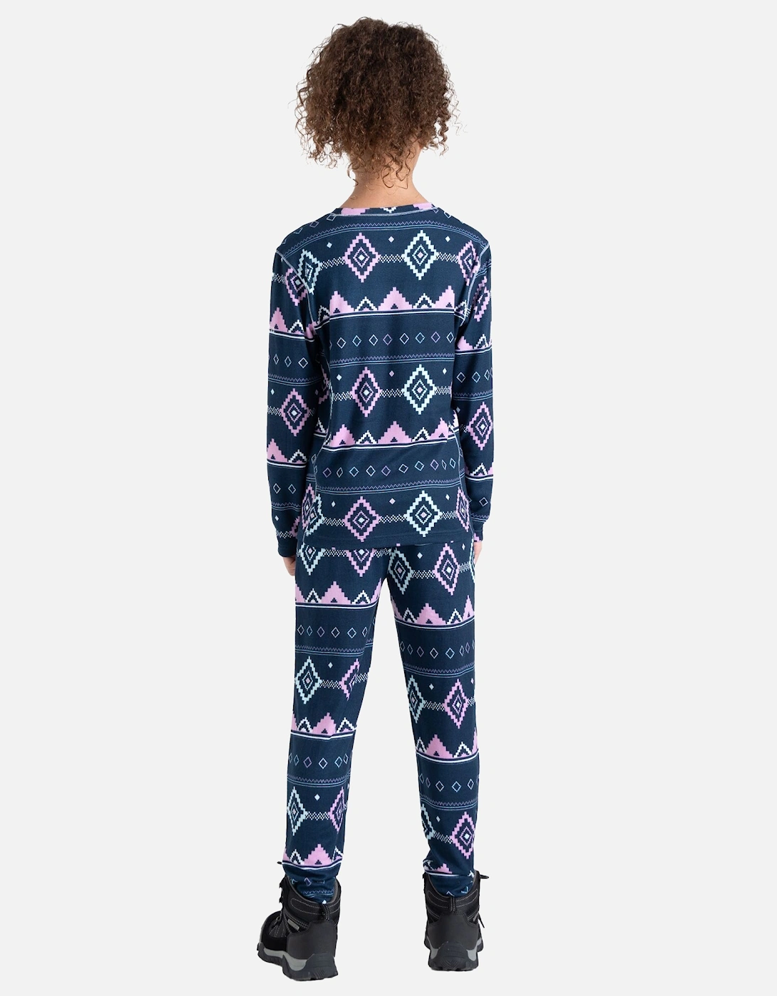 Childrens/Kids Pow Fair Isle Base Layer Set