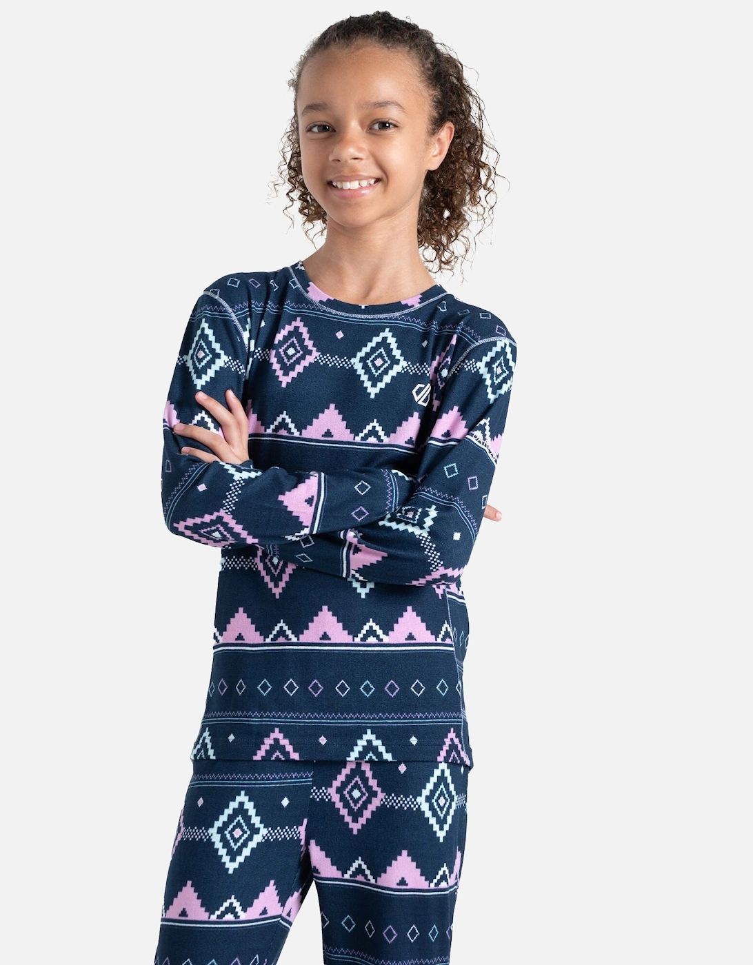 Childrens/Kids Pow Fair Isle Base Layer Set