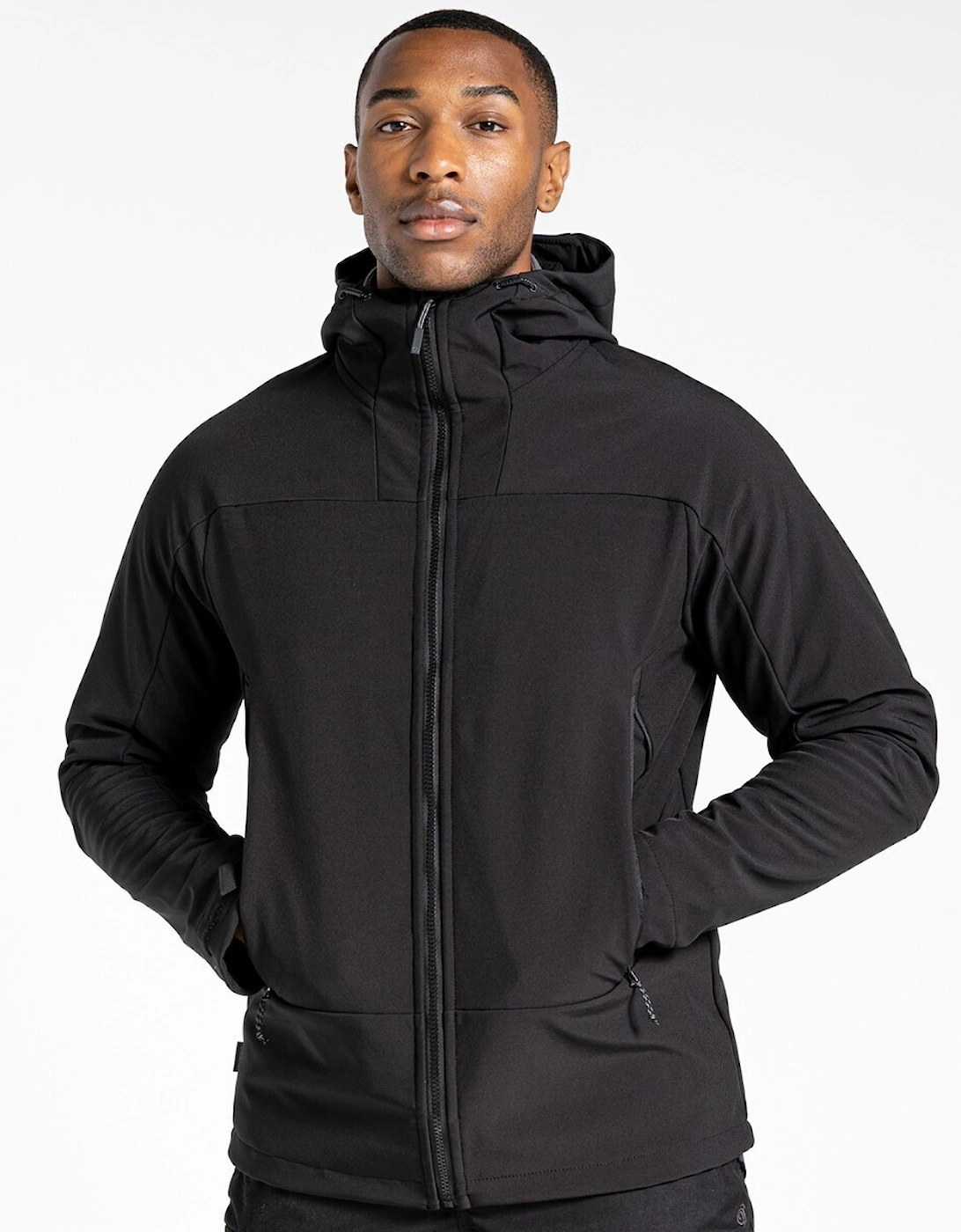 Mens Expert Hooded Active Soft Shell Jacket