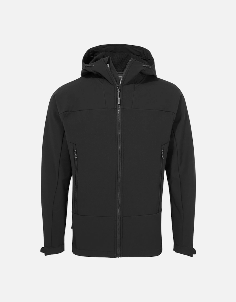 Mens Expert Hooded Active Soft Shell Jacket