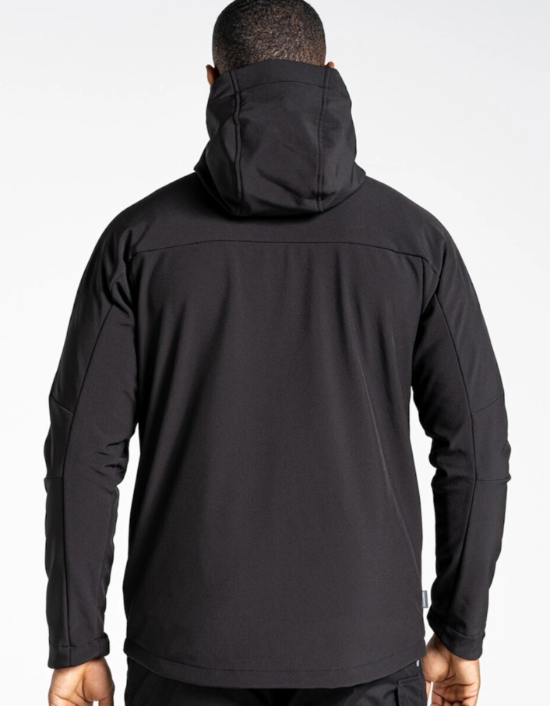 Mens Expert Hooded Active Soft Shell Jacket