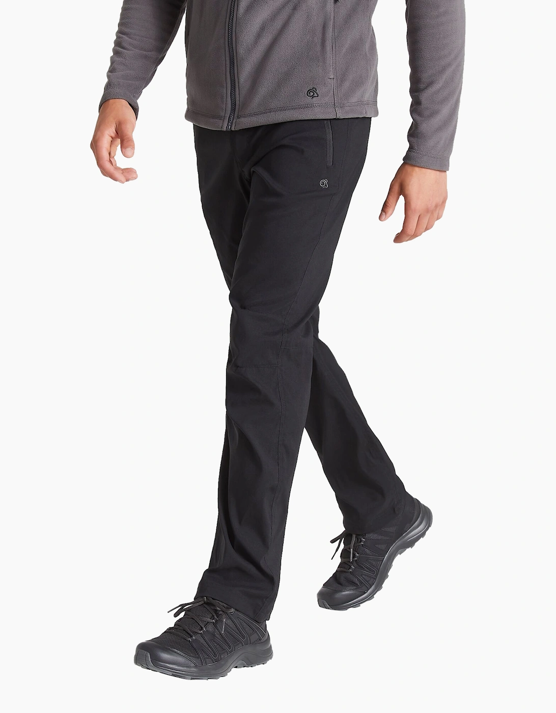 Men's Craghoppers Mens Kiwi Pro Stretch Cargo Trousers - Black - Size: 30R