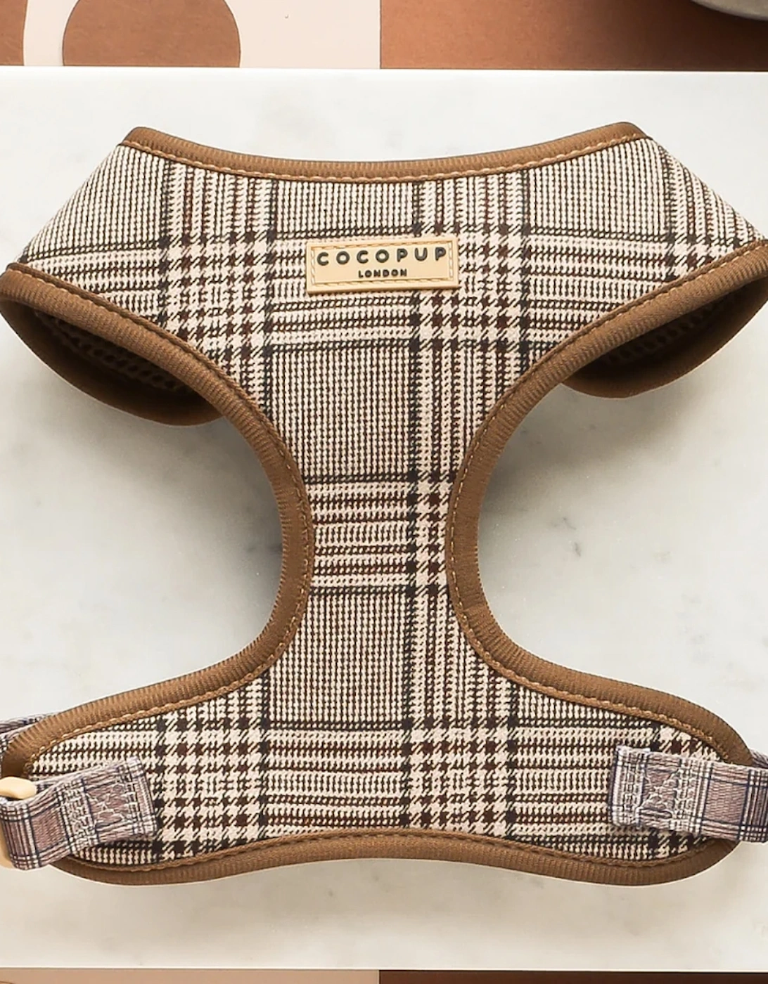 Pup Plaid Adjustable Neck Harness, 10 of 9