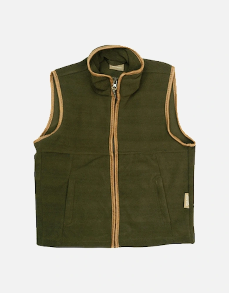 Junior Countryman Gilet Dark Olive