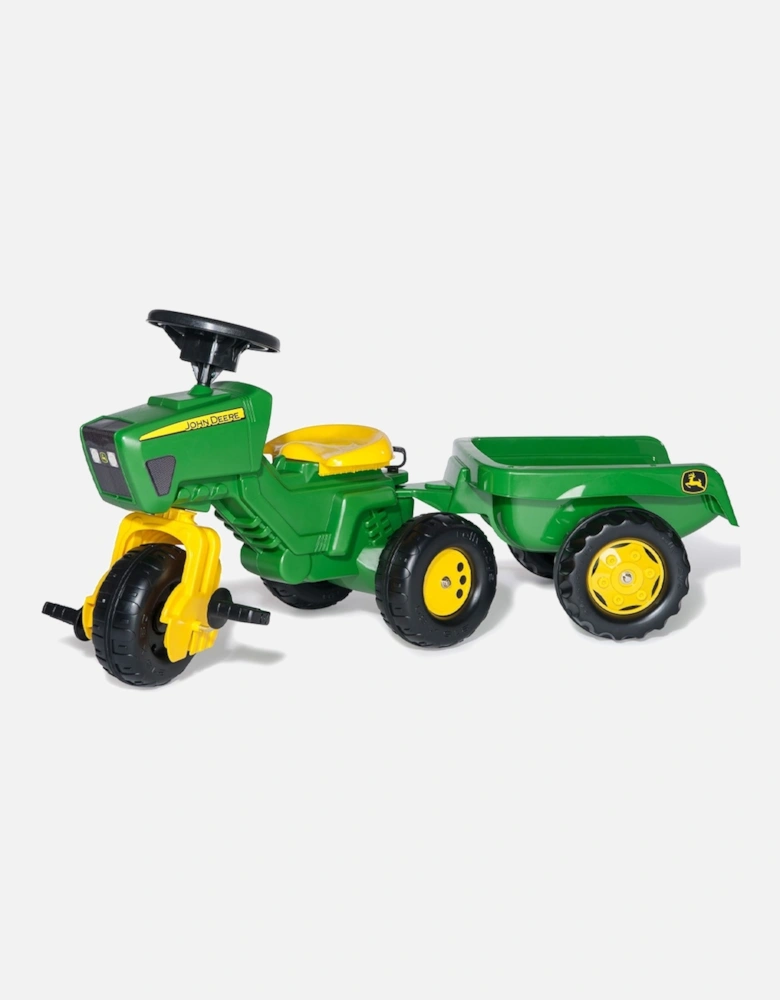 John Deere Trio Tractor with Electronic Steering Wheel & Trailer