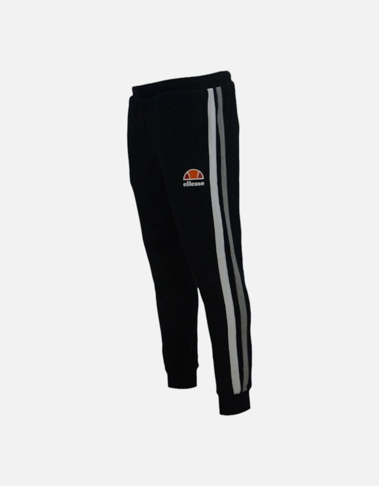 Mens Joggers Fleece Sweatpants Stripe Bottoms Casual Cuffed Gym Trousers