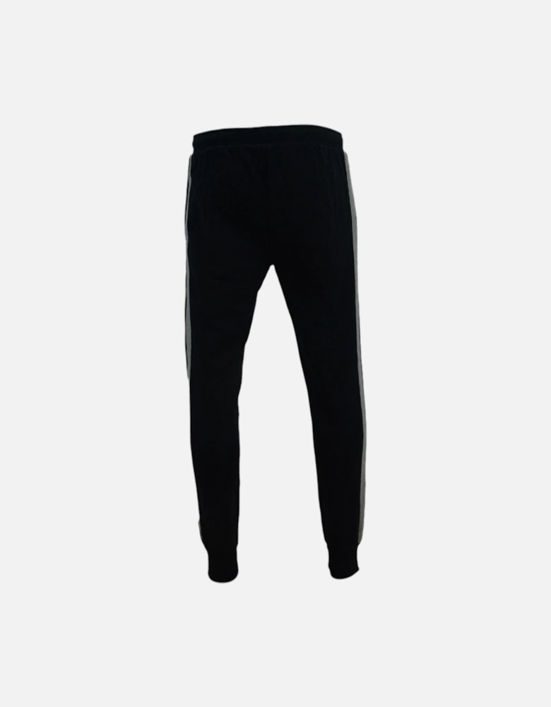 Mens Joggers Fleece Sweatpants Stripe Bottoms Casual Cuffed Gym Trousers