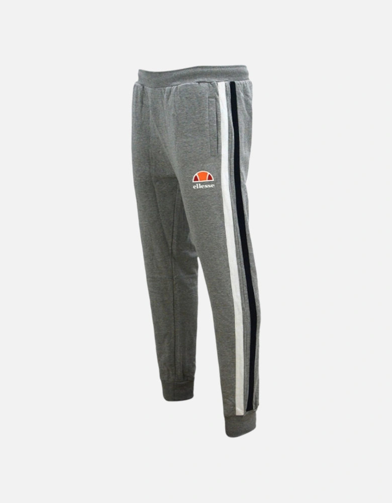 Mens Joggers Fleece Sweatpants Stripe Bottoms Casual Cuffed Gym Trousers