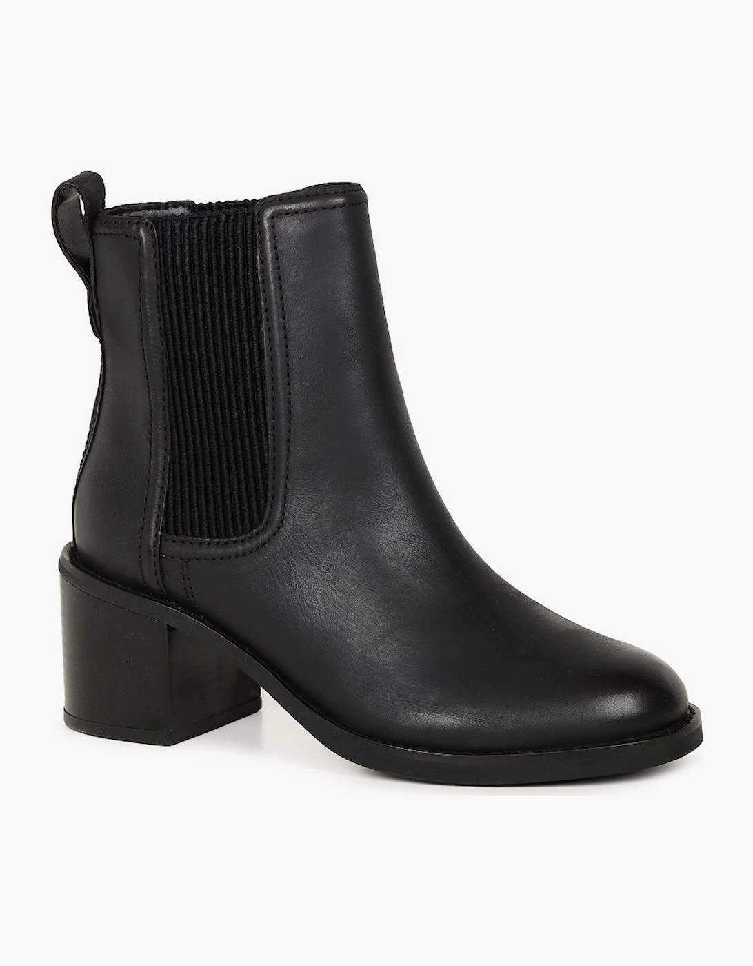Clarks Women's Black Chamberly Top Chelsea Boots - Size: 5