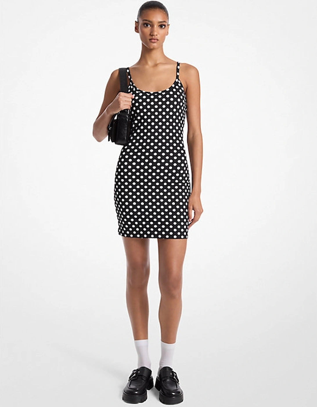 Dot Stretch Nylon Tank Dress, 3 of 2