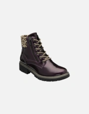 Purple Patent Print