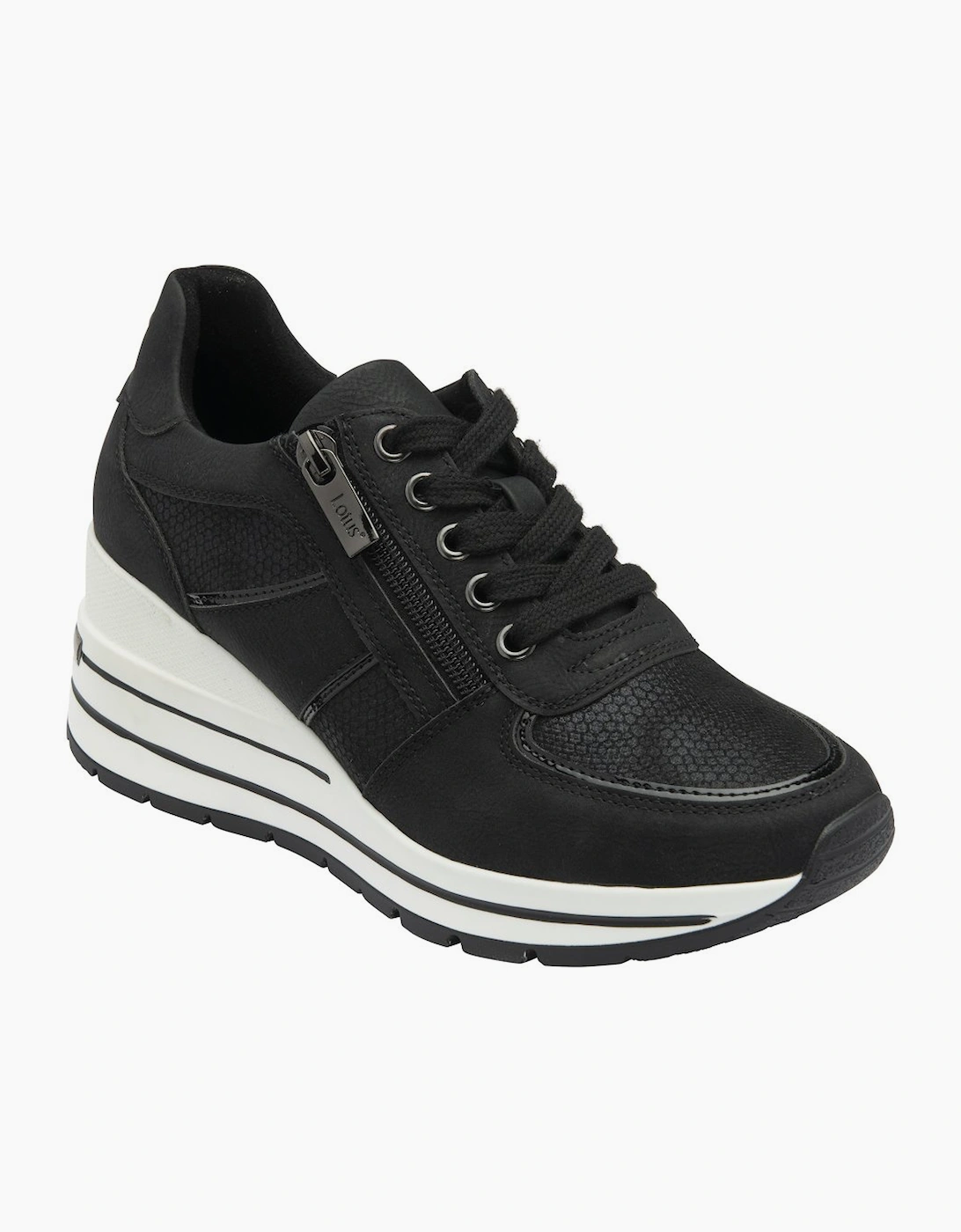 Lotus Women's Jenni Womens Trainers - Black - Size: 6