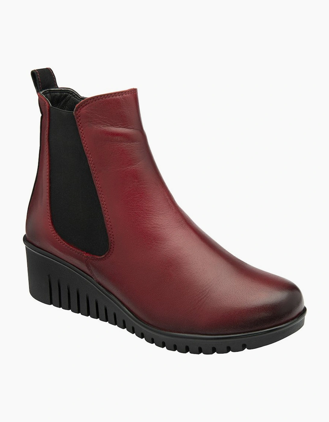 Lotus Women's Red Dresden Ankle Boots - Size: 6