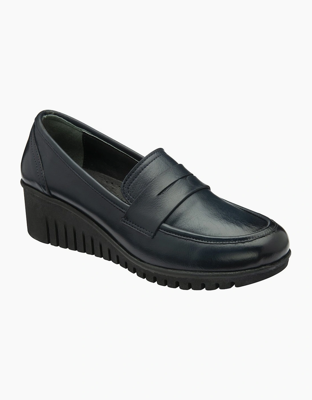 Lotus Women's Navy Detroit Loafers - Size 8