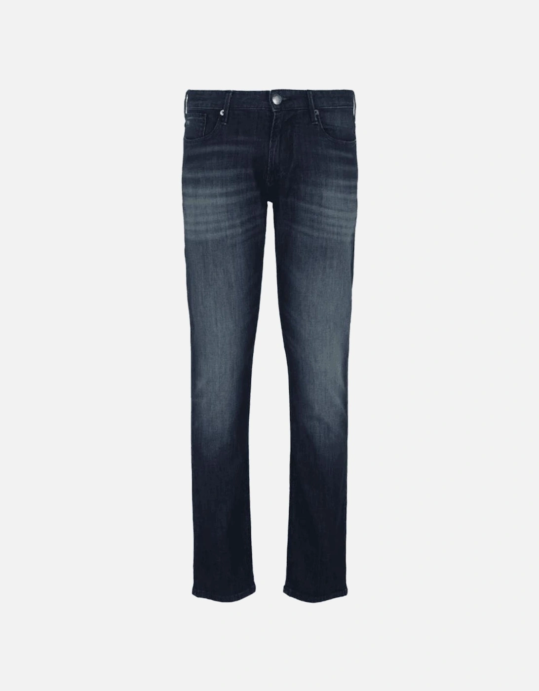 J06 Slim Fit Washed Dark Blue Jeans, 5 of 4