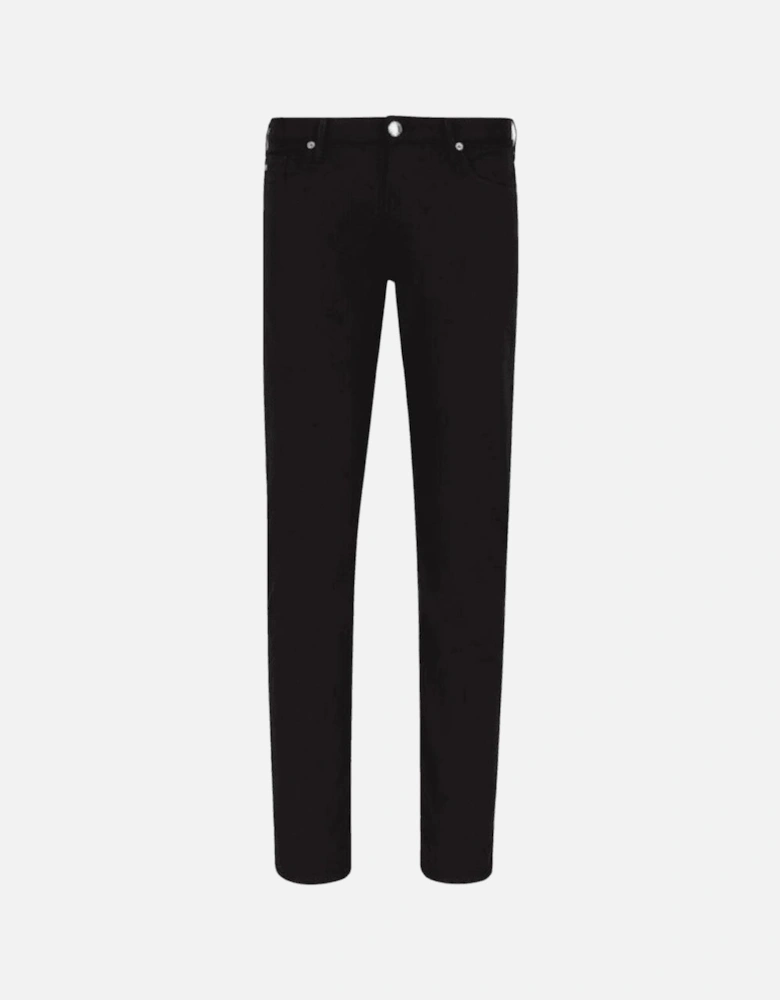 J06 Slim Fit Dark Blue Gabardine Jeans