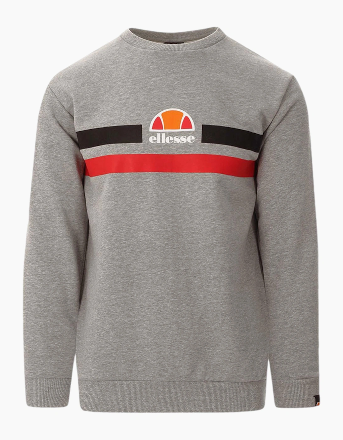 Ellesse Men's Grey Prella Sweatshirt Pullover Crew Neck Warm Winter Jumper Sweat New - Size: 38