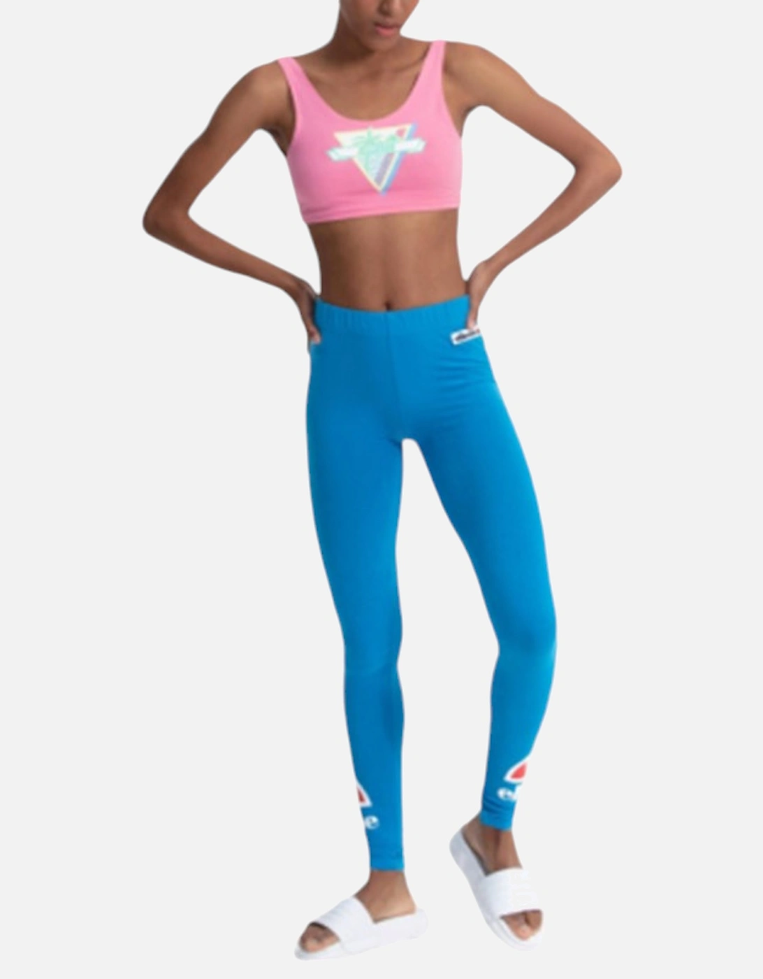 ELLESSE BELLISSA SGA06319 Womens Legging High Waist Yoga Gym Fitness Sports Blue