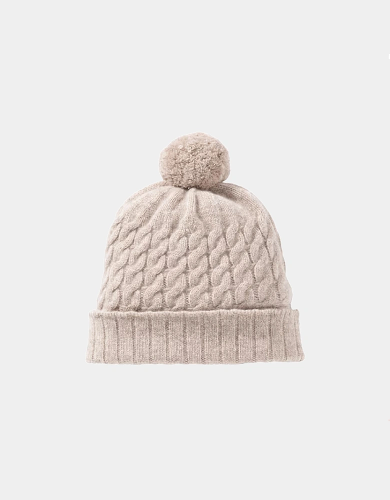 Lochpine Cable Hat Ecru