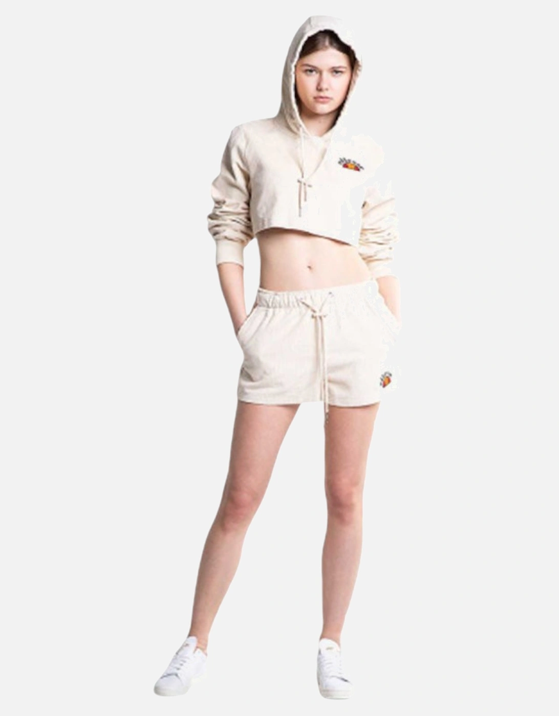 ELLESSE JASMINE SGA06287 Womens Cropped Hoodie Sweatshirt Tunic Top Cord Blouses