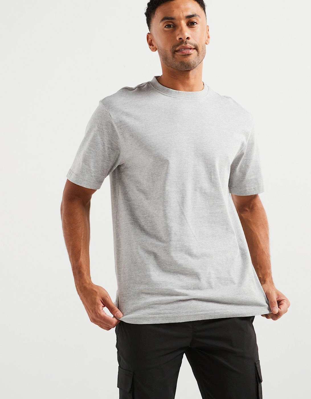 Relaxed Fit Crew T-Shirt - Grey, 2 of 1