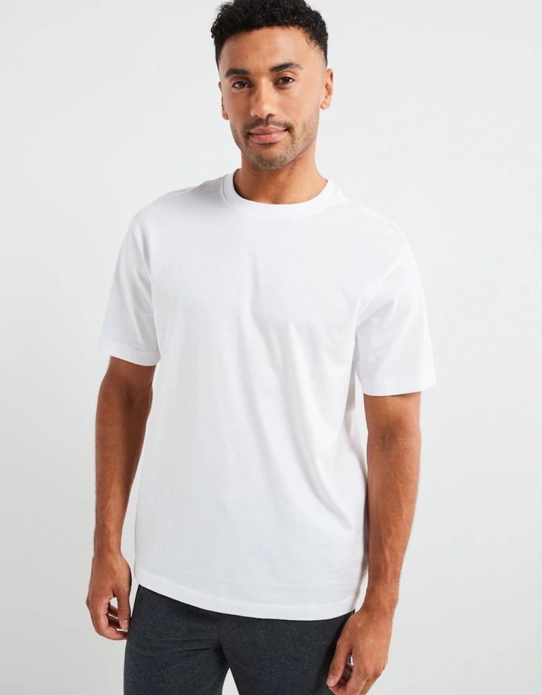 Relaxed Fit Crew T-Shirt - White