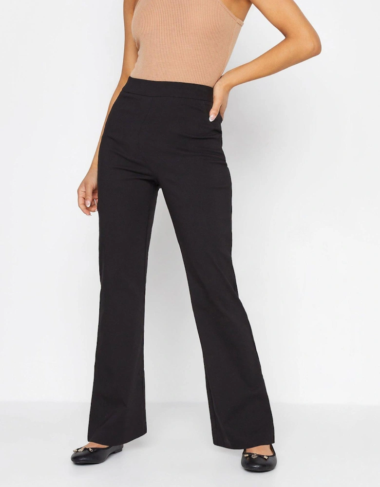 Petite Bootcut Trousers - Black